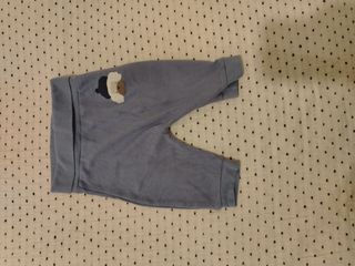 2 Pantaloni neonato 100% cotone biologico