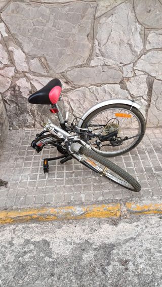  Bicicleta urbana plegable de 20'. 