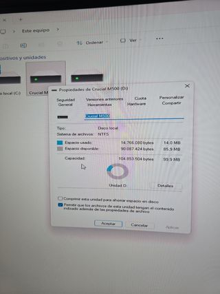 SSD Crucial M500 2.5 120GB