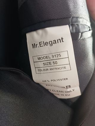 Traje negro Mc Elegant
