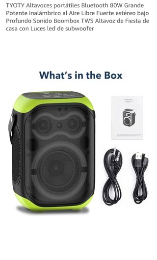Altavoz Bluetooth TYOTY A95 portátil