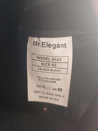 Traje negro - elegante