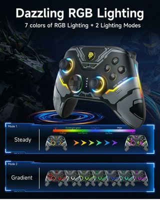 Mando Gaming inalámbrico RGB