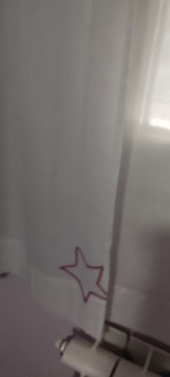 Cortinas infantiles Reig Marti blancas con hada