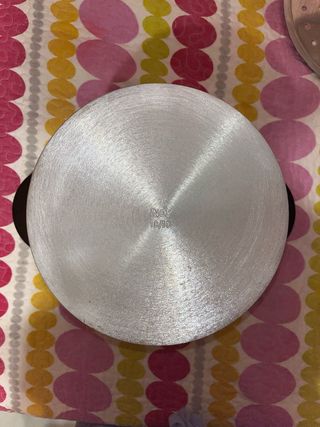 Olla acero inox 18/10 4L dorada + escurridor