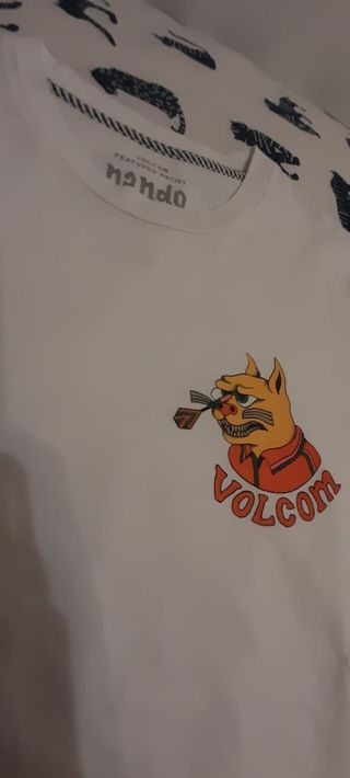 Camiseta Volcom blanca 