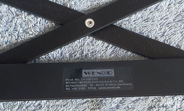 Espejo aumento pared - Negro extensible.