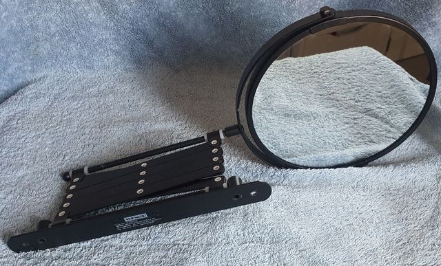 Espejo aumento pared - Negro extensible.