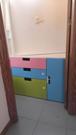 Cambiador bebé Ikea - cajones