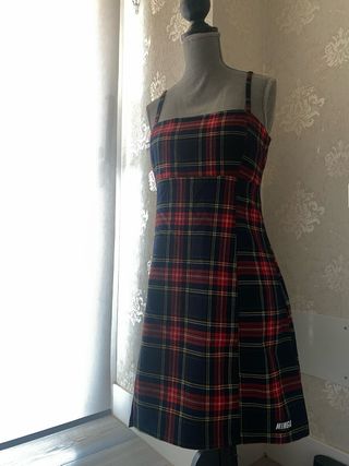 Vestido cuadros Minga - Talla M