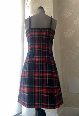 Vestido cuadros Minga - Talla M