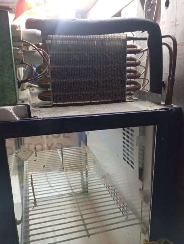 Nevera expositora usada