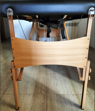 Mesa masaje plegable negra
