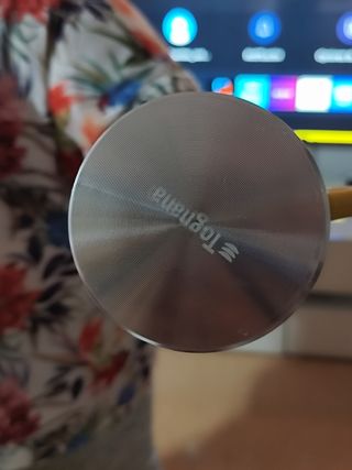 Cafetera italiana amarilla