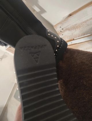 Stivali neri con borchie APEPAZZA N 36