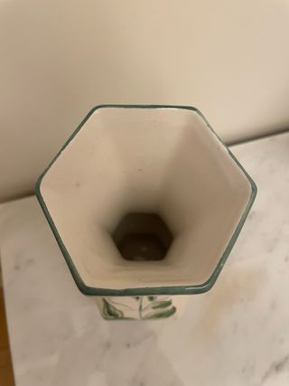Vaso Ceramica Blu e Bianco