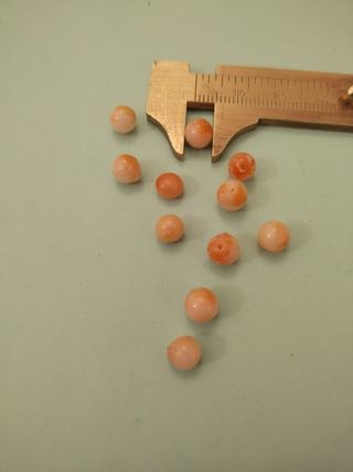 11 Perle Corallo Rosa 6mm