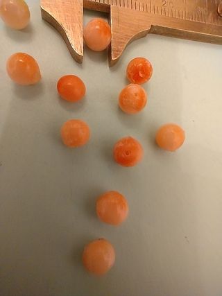 11 Perle Corallo Rosa 6mm