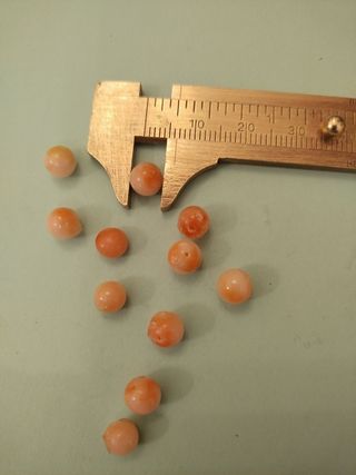 11 Perle Corallo Rosa 6mm