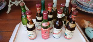 12 Miniature Vino Anni '70