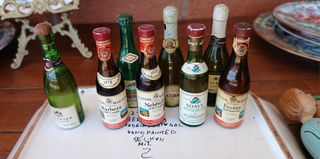 12 Miniature Vino Anni '70