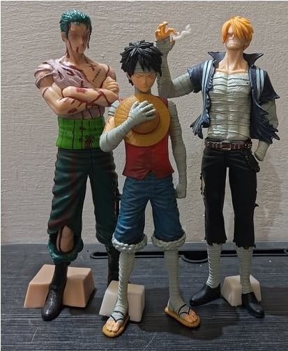 Figuras One Piece Zoro, Luffy, Sanji anime manga 