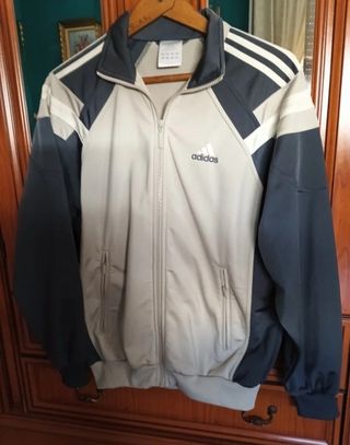 Chándal Adidas unisex beige-azul