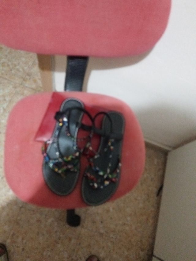 Sandalias planas multicolor