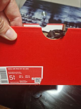 Nike Air Max 97 - Zapatillas rojas y negras