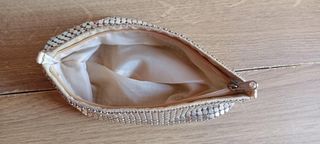 Bolso maya plateado