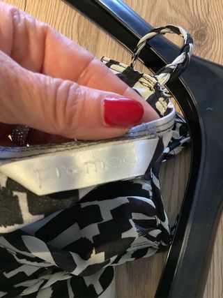 Vestito Promod bianco e nero