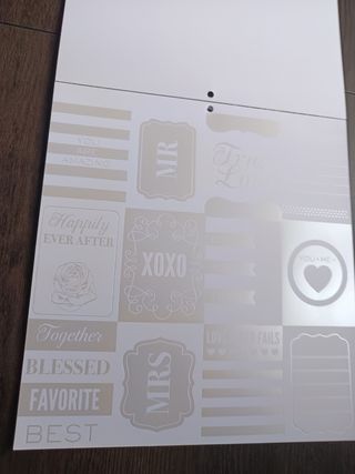 Set Scrapbooking French whites DCWV 12x12