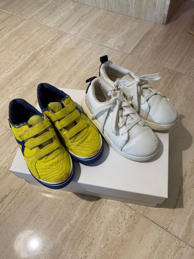 Zapatillas niño - 2 pares talla 28