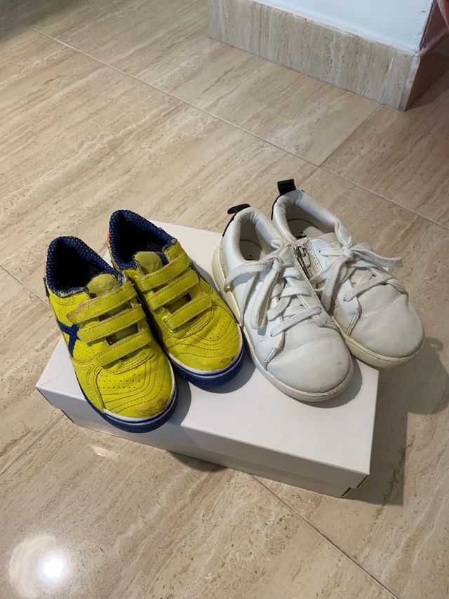 Zapatillas niño - 2 pares talla 28