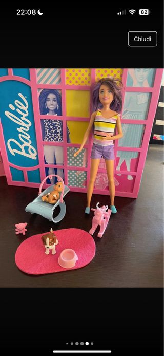 Barbie Baby Sitter + Accessori