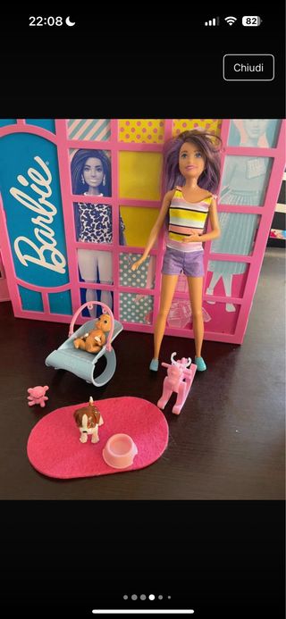 Barbie Baby Sitter + Accessori