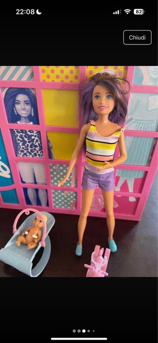 Barbie Baby Sitter + Accessori