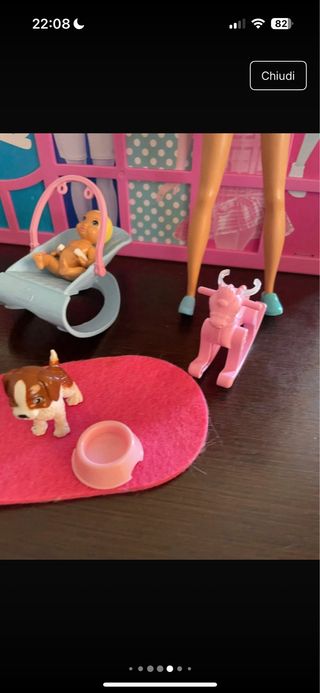 Barbie Baby Sitter + Accessori