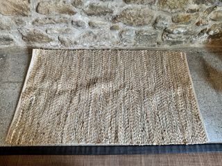 Alfombra yute beige 91x152cm