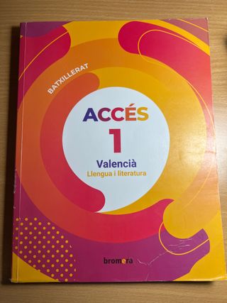 Accés 1r Batxillerat. Valencià: llengua i liter...