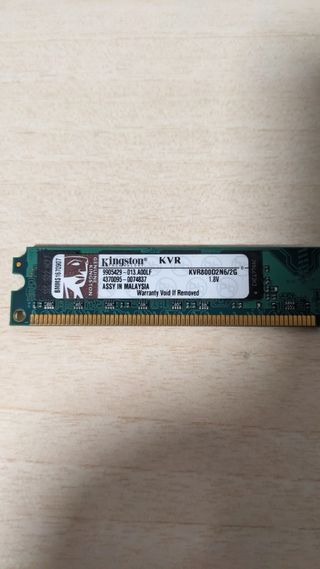 Módulo RAM Kingston DDR2 2GB