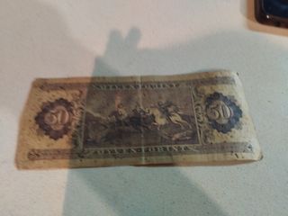 Billete 50 Forints húngaro antiguo