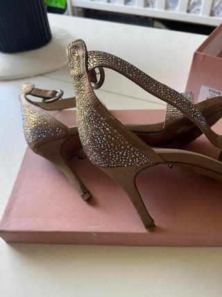 Alma en Pena - Zapatos de boda beige