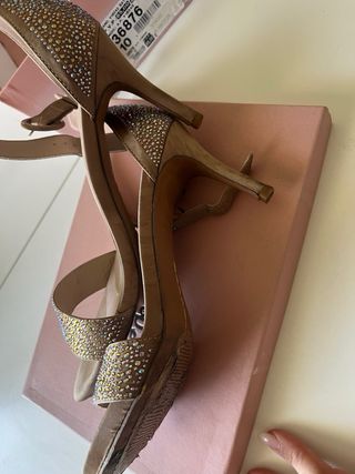 Alma en Pena - Zapatos de boda beige