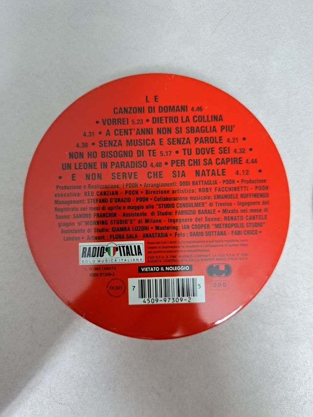 CD Pooh MusicaDentro