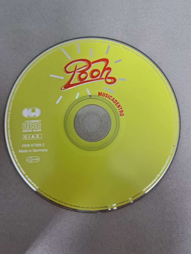 CD Pooh MusicaDentro