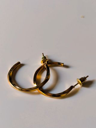 Pendientes aro dorados, en perfecto estado