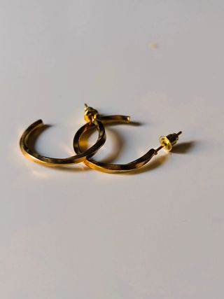 Pendientes aro dorados, en perfecto estado