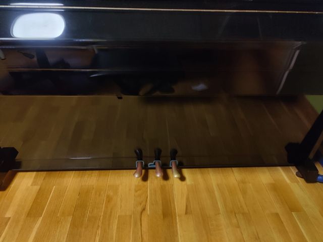 Piano pared WERNER negro brillante