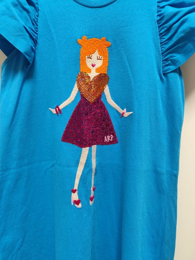 Vestido niña 10 años - Azul